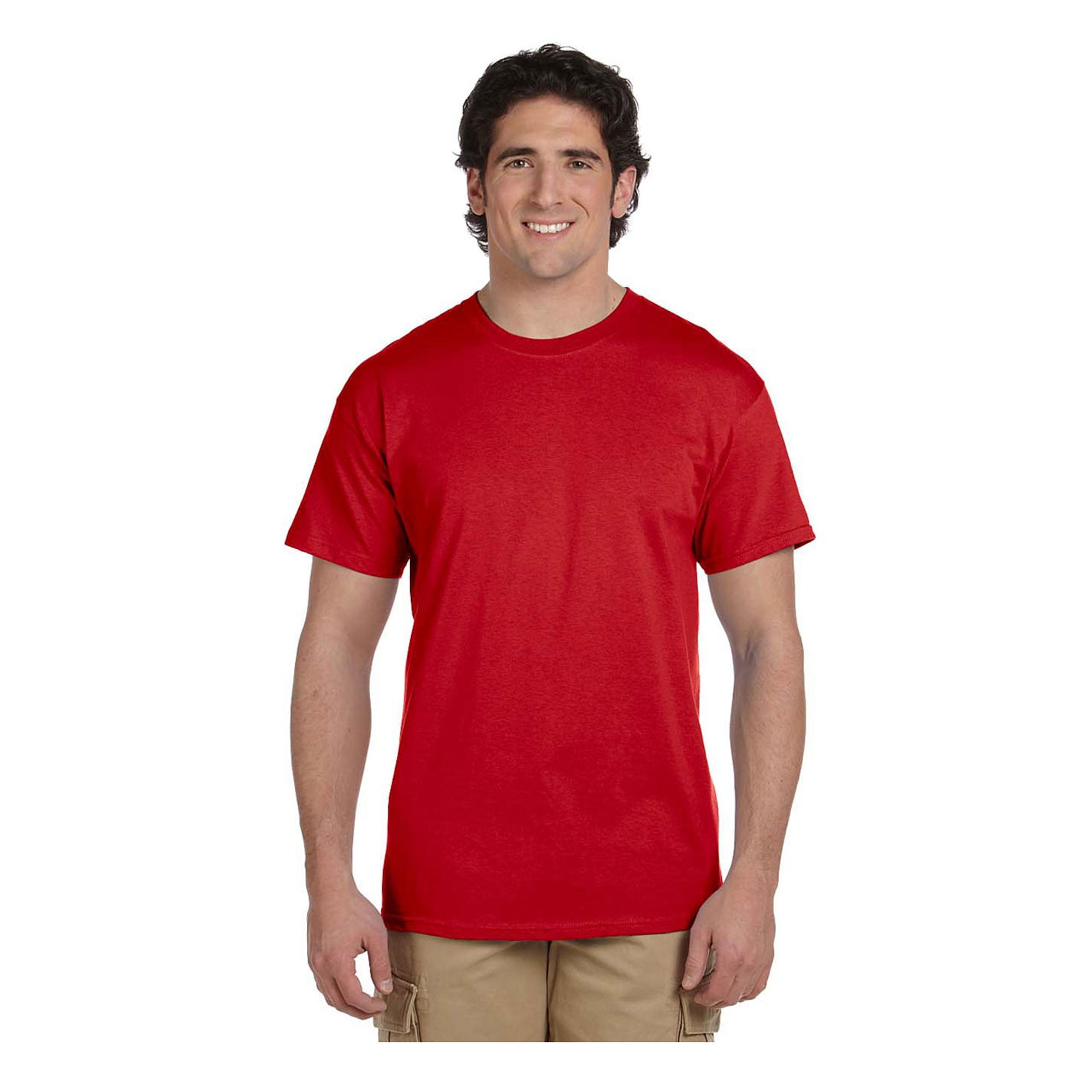 Gildan Men's Ultra Taped Neck Preshrunk Jersey T-Shirt, Style G2000 ...