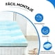 thumbnail image 5 of EDX Cubrecolchón de Memory Foam de Gel Frío de 3 Pulgadas para Cama Tamaño King, Soporte Cómodo para el Cuerpo y Alivio de Presión, Certificado CertiPUR-US, 5 of 10