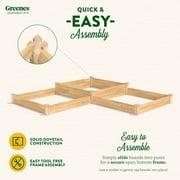 Greenes Fence 4 x 12 x 7-10.5 (3/4 Thick) Premium Cedar Raised Garden Bed