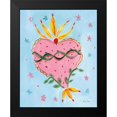 thumbnail image 2 of Zaman, Farida 15x18 Black Modern Framed Museum Art Print Titled - Fridas Heart IV, 2 of 5