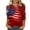 04-Multicolor-250th Anniversary USA, variant on Womens Plus Size 3/4 Sleeve Shirts 250th Anniversary USA Patriotic Tops Causal American Flag Crew Neck Blouses Stars Stripes Graphic Tees Multicolor XL