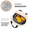 thumbnail image 6 of Boho Rainbow Sun Lunch Bag Thick Aluminum Foil Tote Cooler Bag for Women Office Picnic Gift, 6 of 7