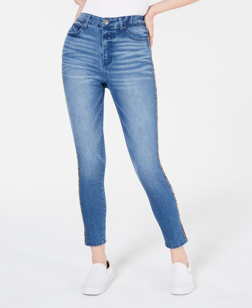 Tinseltown Juniors Paneled Ankle Skinny Jeans 