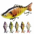 thumbnail image 2 of Mr.Garden 3.9" Fishing Lures Yellow Multi Jointed Swim Baits Outdoor Fishing Gear for Bass Pike Fit Saltwater and Freshwater, 2 of 5