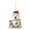 C, variant on Christmas Polar Bear Acrylic Pendant Christmas Decoration Pendant Christmas Tree Pendant Car Pendant Holiday Decorations Hangs Home Decor