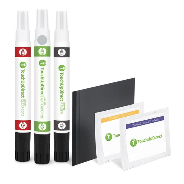 TouchUpDirect 1D6 Silver Sky Metallic Compatible With Toyota Exact Match Touch Up Paint Combo