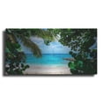 thumbnail image 1 of Luxe Metal Art 'Window to Paradise' by Lizzy Davis, Metal Wall Art, 24"x12", 1 of 7