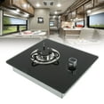 thumbnail image 4 of Kitchen Gas  Stovetop, Safe Tempered Glass Panel 290x325mm Portable RV Gas Stove  For Yacht For Boat For, 4 of 8