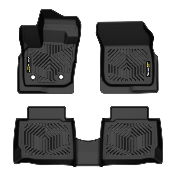 TPE All Weather Liners 3D Floor Mats Car Mats Black Fit For 2017-2020 Ford Fusion Lincoln MKZ