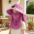thumbnail image 5 of Anckoeil Solar Charging Fan Sun Hat with Face Cover, Adjustable Breathable Sun Protection Hat for Outdoor Cycling Hiking, 5 of 5
