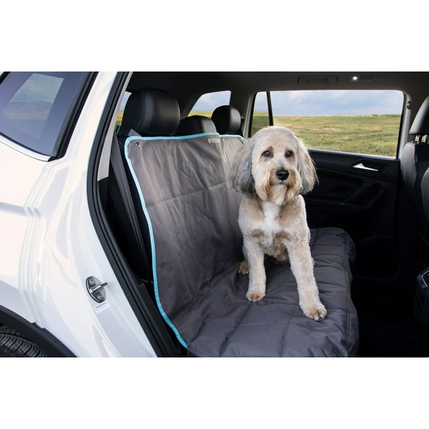 Sherpa Car Back Seat Cover Gray, Sherpa Car Seat Covers For Dogs