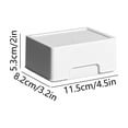 thumbnail image 3 of Fmbmuo Desk Storage Box With Lid , Reusable Card Storage Box Office Storage Boxes With Lids For Bathroom Bedroom Dorm Kitchen Door, 3 of 7