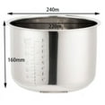thumbnail image 5 of 6L Pressure Cooker Inner Pot Cooker Liner Stainless Steel Inner Liner, 5 of 6