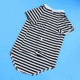 thumbnail image 7 of Oversized Striped Dog T-Shirt, Breathable Cotton Vest for Medium to Large Dogs, Black and White, Size XL, Comfortable Pet Apparel, 7 of 7