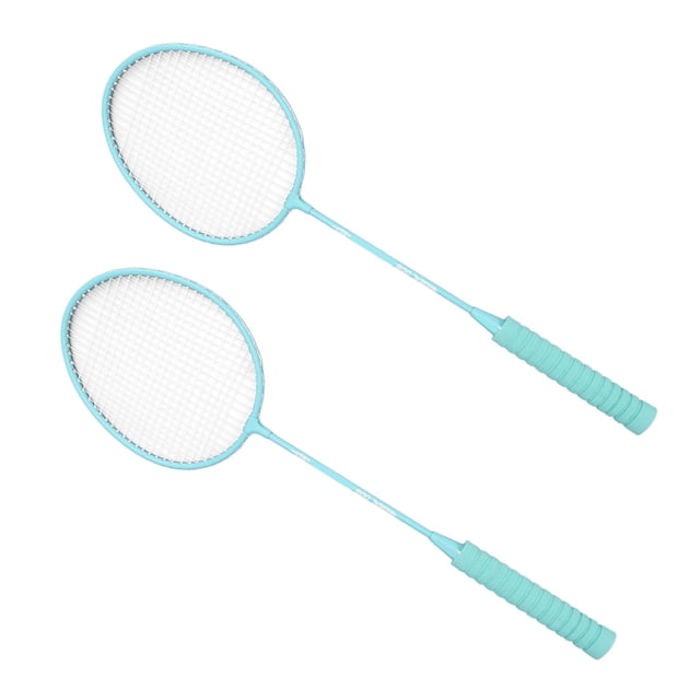 2 Player Badminton Set Anti Breaking Strings Groove T Design With Carry Bag 3 Shuttlecocks for Training Entertainment