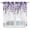 Purple, variant on Swag Valance Curtains for Windows, Green Light Filtering Kitchen Curtains with Rod Pocket, Eucalyptus Leaves Decorative Window Treatment Valances for Living Room, 36x36 - 2 PCS