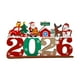 thumbnail image 1 of Decoración de escritorio de madera para árbol de Navidad, pequeña placa decorativa para estante y Estilo F, 1 of 9