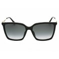 thumbnail image 2 of Jimmy Choo TOTTA/G/S 0807 9O Women's Black Rectangular Sunglasses, 2 of 2