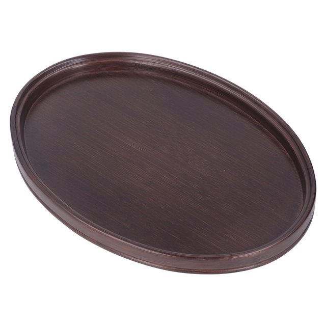 Dinner Food Tray,Oval Tea Tray Bamboo Oval Food Tray Oval Tea Tray Multi-Functional