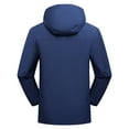 thumbnail image 6 of IYTR Mens Rain Jacket Waterproof Jackets 3 in 1 Hooded Lightweight Coat for Outdoor Hiking Pockets Windbreaker (Navy,XXXL), 6 of 6