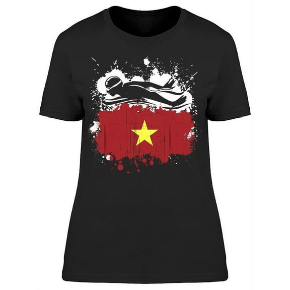 Vietnam Swimming Team T-Shirt Women -Image by Shutterstock Women T-Shirt, Female Medium