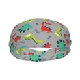 thumbnail image 2 of Wukai Cute Dinosaur Sports sweatband,Men & Women Sweatband Headband for Running, Cross Training, Racquetball, Working Out, 2 of 7