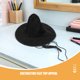 thumbnail image 3 of BESTYASH 4Ud Sombrero Estilo Negro Con Vintage Para Protección Solar Y Estilo Único, 3 of 7