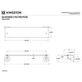 thumbnail image 2 of Kingston Brass BA4819ORB Metropolitan Glass Shelf in Oil Rubbed Bronze, 2 of 3