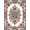 Red Rose Sage, Pattern 1, variant on ODIKA 8'x10' Washable Area Rug Cherries Vintage Door Cherry Blossoms Decorative Botanical Motif for King Size Bedroom Under Bed, Master Suite, Non-Shedding, Easy Care