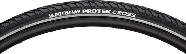 Michelin Protek Cross Urban Bike Tire - Hybrid, All-Terrain, 26 Or 700c, Reflex Reflective