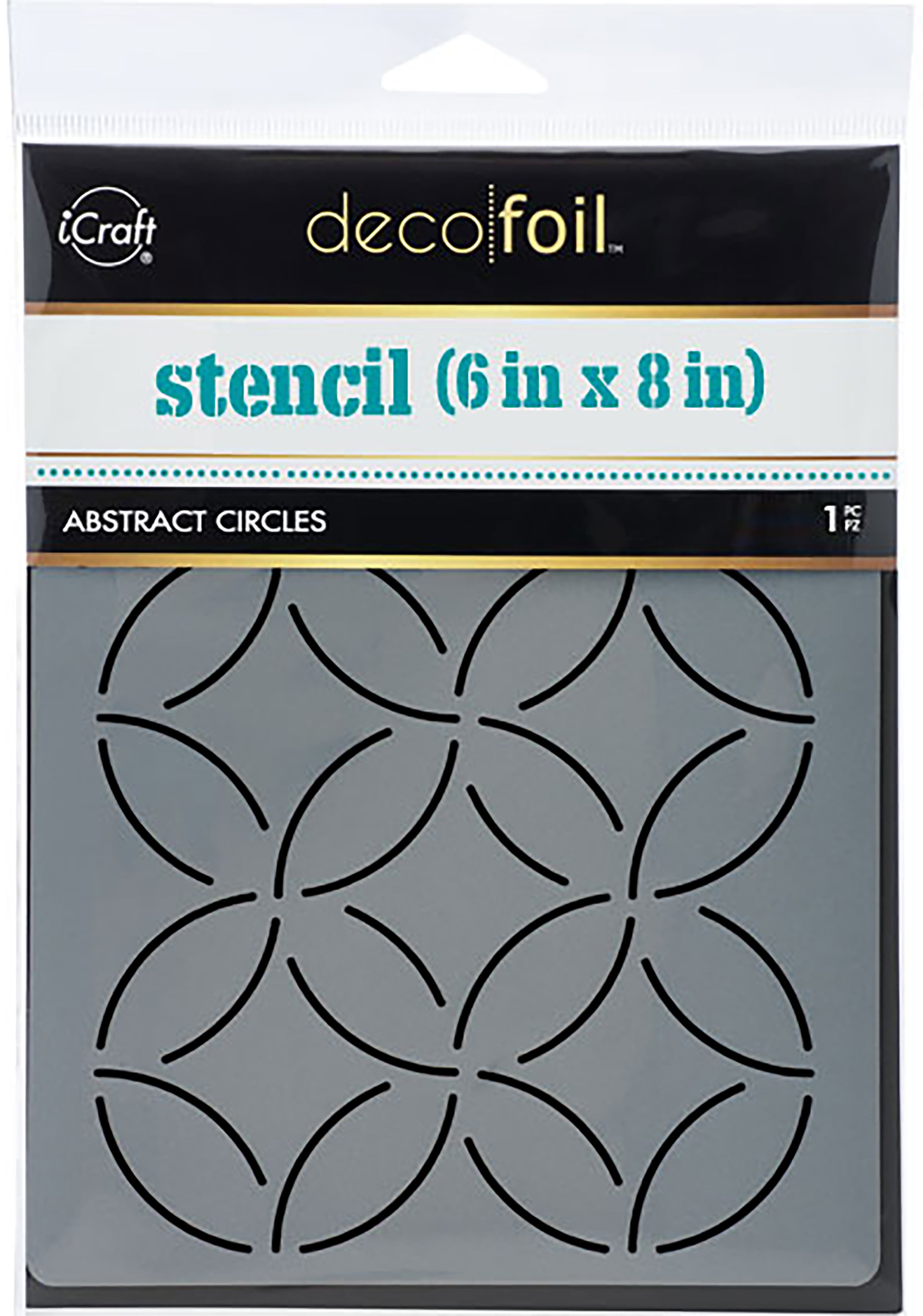 iCraft Deco Foil Hello Stencil 