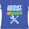 thumbnail image 3 of Inktastic Aircraft Mechanic In Training Future Occupation Boys or Girls Toddler T-Shirt, 3 of 4