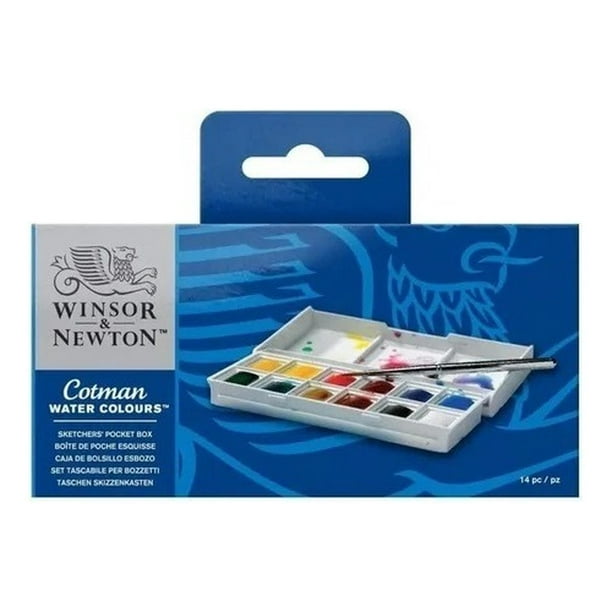 Set Acuarela Winsor & Newton Cotman Sketch Pocket 12 Colores multicolor SIN TAMAÑO