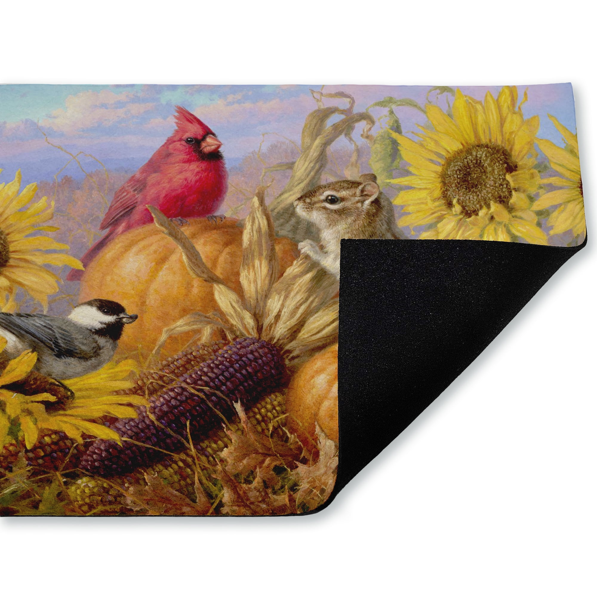 Stupell Industries Bountiful Harvest Happiness Printed Outdoor Door Floor Mat, design by Abraham Hunter