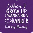 thumbnail image 4 of Inktastic Banker Like Mommy Future Job Boys or Girls Baby Bib, 4 of 4