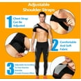 thumbnail image 6 of ADLIKES Shoulder Arm Brace, Black, Adjustable, 6 of 7