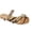 Brown, variant on Ladies Summer Two Wear Set Of Chunky Toe Rhinesterflip-flops Fashion Beach Sandals Sandals for Women Black 35