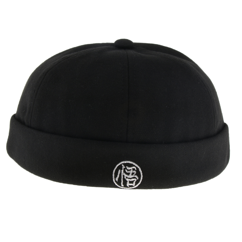 Mens Vintage Docker Hat Wool Felt Leon 