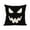 C-Pumpkin Face, variant on Halloween Pillow Covers 18x18 Inch, Decorative Throw Pillow Case with Black Cat Design, Farmhouse Couch Cushion Cover for Indoor Outdoor Home Sofa Decor