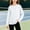 White, variant on ITSAME Girls Long Sleeve Shirt Crew Neck Ragalan Sleeve Active Fit Kids Casual Athletic Tops Navy Size 16