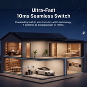 Jackery HP3600AC ProMax Portable Power Station with 12V Charging Cable, 3574Wh LFP Battery, 4000W Output, Expandable Capacity, 10ms UPS, Solar Generator for Home Backup, RV & Off-Grid Use