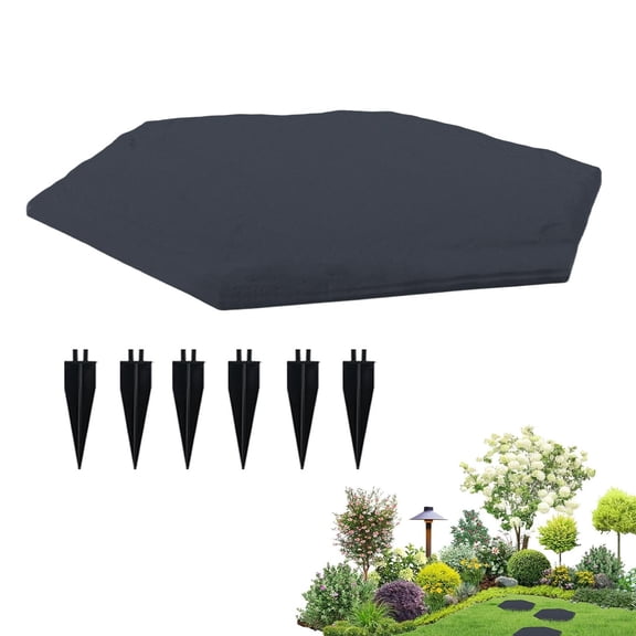 Garden Pathway Stones | Outdoor Landscaping Pavers | Stepping Stone Decor, Ideal for Gardens, Backyards, 1 Pcs(lxf)