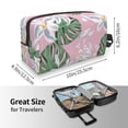 thumbnail image 3 of Uemuo Lilies Flowers Pattern Portable Toiletry Bags with Handle, Waterproof travel Make up Bags for Women, Large Capacity Travel Cosmetic Bags, 3 of 9