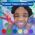 Rich Art Glitter Paint Washable Tempera Paint For Kids Non Toxic