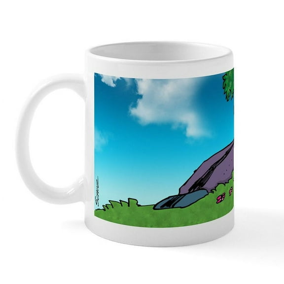CafePress - Nature Walk Mug - 11 oz Ceramic Mug - Novelty Coffee Tea Cup