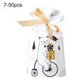 thumbnail image 2 of Cheer.US 50Pcs Christmas Drawstring Candy Bag Gift Treat Cookie Pouch Goody Bags Xmas Accessories Santa Sack for Christmas Party Bag Fillers Party Decoration Christmas Favor Supplies Bags, 2 of 7