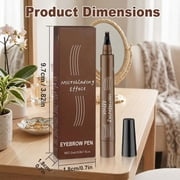 Upgraded Microblading Eyebrow Pencil, Micro-Fork Tip Brow Pen, Waterproof Long Lasting Natural Hair-Like Eyebrow Pencil for Women.(Light Brown)