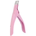 thumbnail image 1 of FD Acrylic Nail Clipper, Professional False Nail Cutter Fake Nail Clippers Nail Tip Trimmers U-Shaped Nail Scissors for Artificial Nail Manicure Pedicure Sharp Nail Art Tool Home DIY Use (Pink B), 1 of 1