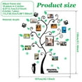 thumbnail image 4 of Family Tree Wall Decals DIY Adhesive Wall Stickers 3D Picture Frames Decor for Home Living Room, 4 of 12