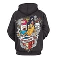thumbnail image 3 of Adventure Time Unisex Adult Hoodie Casual Hooded Sweatshirt Pullover Novelty 3D Printed Sweater Jacket 3XL, 3 of 8